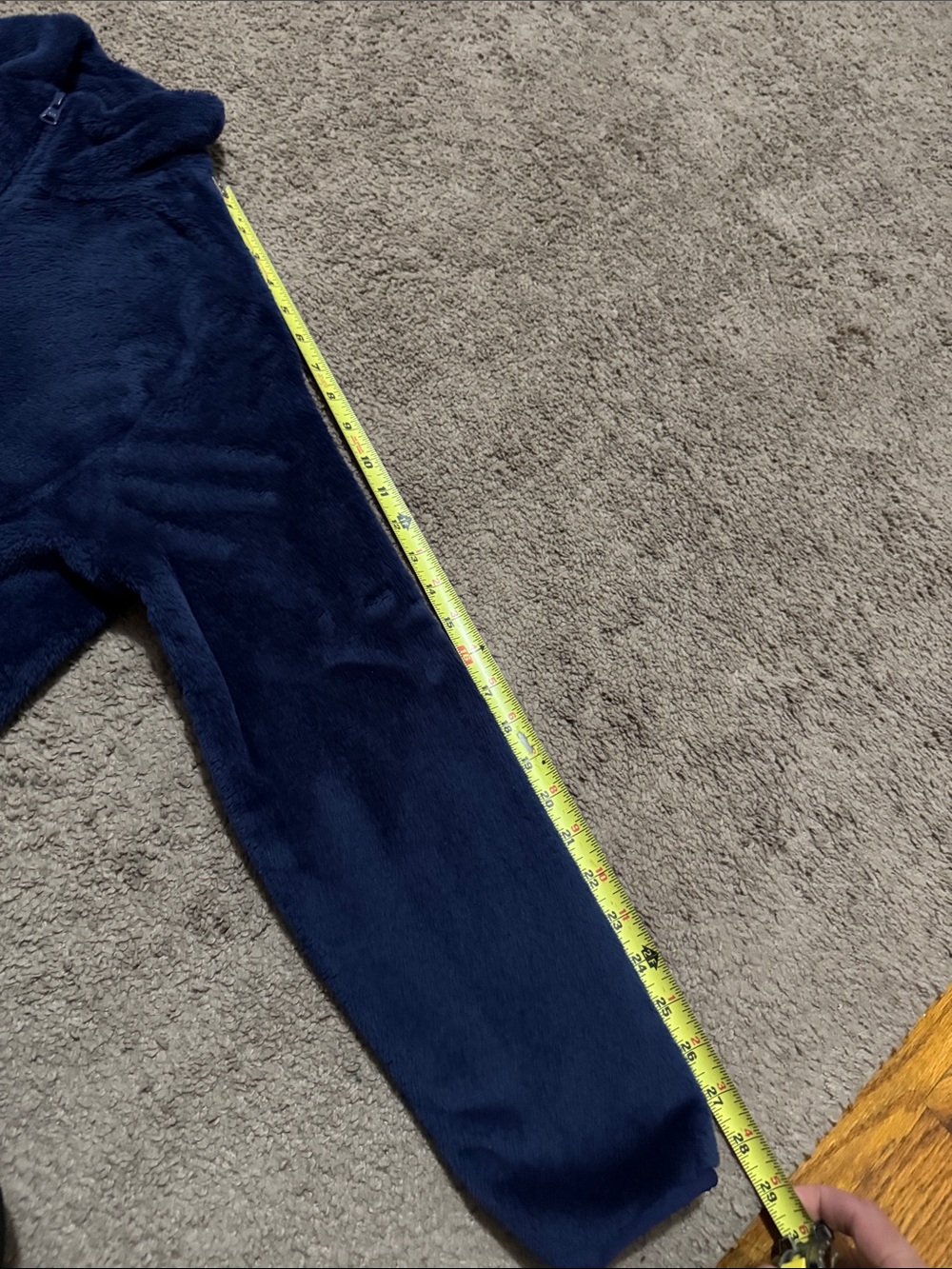 Wmns LANDS END Plush FullZip-Sz XL Petite-Navy-Pockets-EUC - Picture 10 of 15